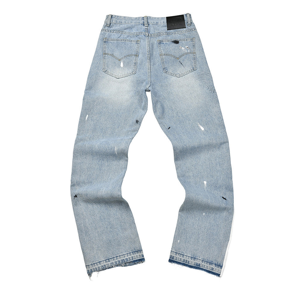Gallery Dept Paint‑Splatter Multi‑Panel Flare Jeans