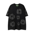 Denim Tears Foam Print Short Sleeve Tee Black